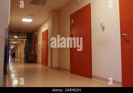 Couloir de l'hôpital Banque D'Images