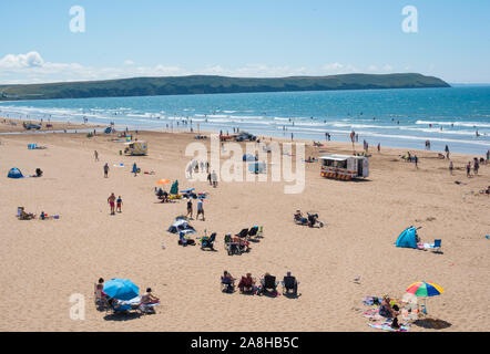 Woolacombe Sands Beach, North Devon UK Banque D'Images
