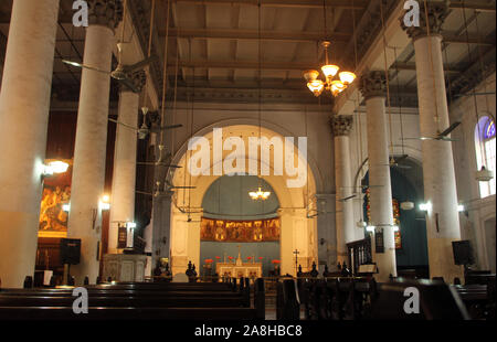 L'église Saint John's dans le quartier de BBD Bagh Kolkata, Inde Banque D'Images