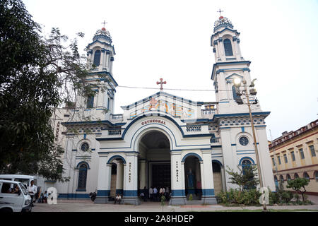 Cathédrale catholique du Très Saint Rosaire, communément connu sous le nom de l'église portugaise à Kolkata Banque D'Images