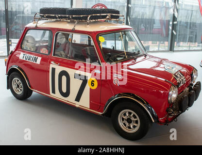 Rallye de Monte Carlo gagner Austin mini Banque D'Images