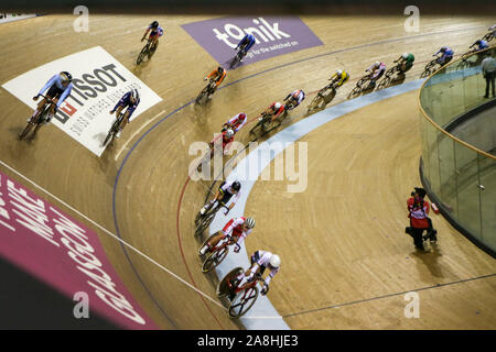 Glasgow, Royaume-Uni. 9 novembre 2019. au vélodrome Chris Hoy à Glasgow. 9 novembre 2019 Dan-Cooke Crédit/Alamy Live News Banque D'Images