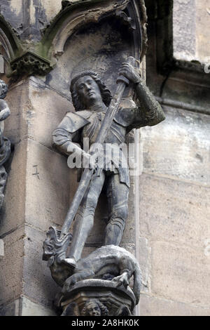 Saint George, Collégiale de Saint Georges en Tubingen, Allemagne Banque D'Images