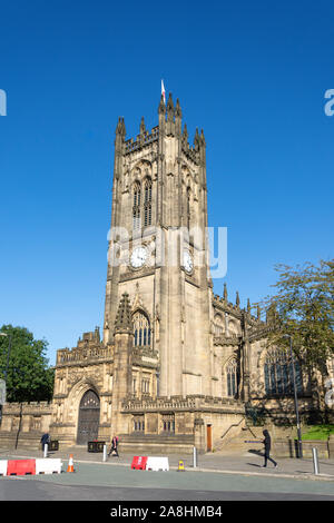 La Cathédrale de Manchester, Victoria Street, Manchester, Greater Manchester, Angleterre, Royaume-Uni Banque D'Images