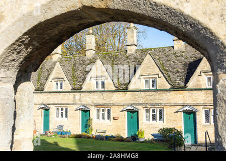 17e siècle Almhouses, Church Street, Chipping Norton, Oxfordshire, Angleterre, Royaume-Uni Banque D'Images