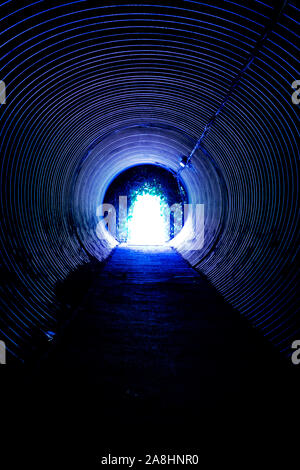 L'entrée et la sortie de Kelvedon Hatch nuclear bunker secret, se préparant pour la guerre Banque D'Images
