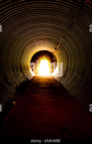 L'entrée et la sortie de Kelvedon Hatch nuclear bunker secret, se préparant pour la guerre Banque D'Images
