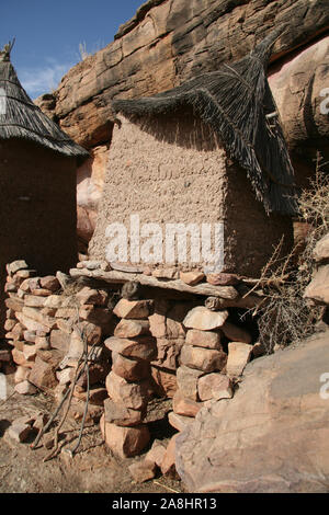 Pays Dogon : village de Kundu Dogomo Banque D'Images