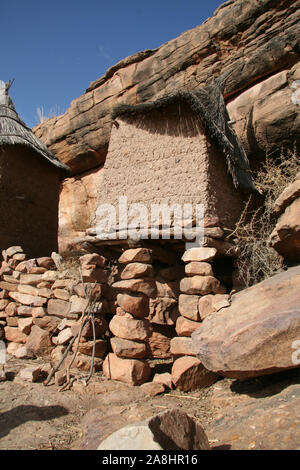 Pays Dogon : village de Kundu Dogomo Banque D'Images