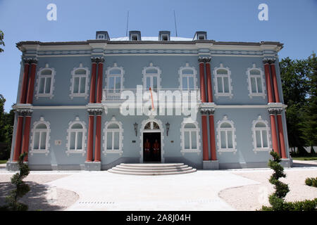 La résidence du Président de la République du Monténégro, à Cetinje, l'ancienne capitale du Monténégro Banque D'Images