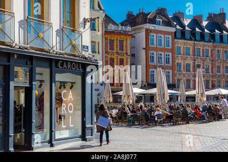 Rue de la Monnaie, Lille, France, Europe de l'Ouest Banque D'Images