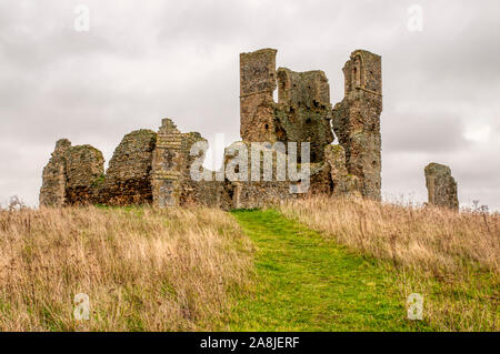 Les ruines de l'église médiévale de St Mary ou St James à Bawsey, près de King's Lynn, Norfolk. Connu localement comme Bawsey ruines. Banque D'Images