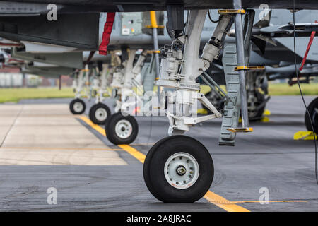 United States Air Force A-10 Thunderbolt II 'phacochères' sur la rampe de la Fort Wayne 2019 meeting aérien. Banque D'Images