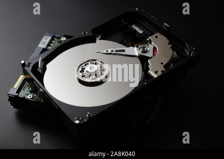 Disque dur de stockage 3,5 pouces. Banque D'Images