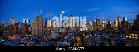 New York, États-Unis, 9 novembre 2019. Vue panoramique de Manhattan à New York City. Credit : Enrique Shore/Alamy Stock Photo Banque D'Images