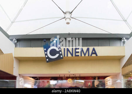 2 NOVEMBRE 2019-BAGUIO CITY PHILIPPINES Baguio : cinema l'affichage à l'intérieur SM Mall à Baguio City, Philippines. Banque D'Images