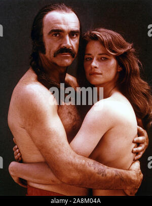 SEAN CONNERY et Charlotte Rampling dans ZARDOZ (1974), réalisé par JOHN BOORMAN. Crédit : 20TH CENTURY FOX / Album Banque D'Images