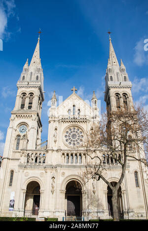 Paris, église Saint-Ambroise, boulevard Voltaire Banque D'Images