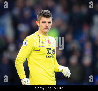 9 novembre 2019, Turf Moor, Burnley, en Angleterre, Premier League, Burnley v West Ham United : Nick Pope (1) de crédit : Burnley Conor Molloy/News Images Banque D'Images