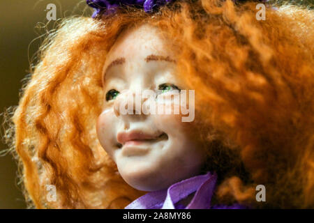 Art doll face portrait Banque D'Images