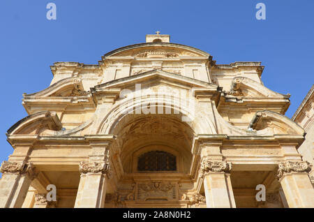 Eglise de Sainte Catherine d'Alexandrie, La Valette Banque D'Images