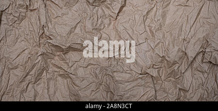 Close up vieux papier froissé froissé texture background for design Banque D'Images