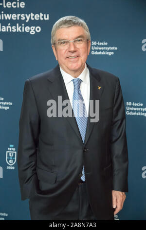 Thomas Bach, président du Comité International Olympique, à Gdansk, Pologne. 6 novembre 2019 © Wojciech Strozyk / Alamy Stock Photo Banque D'Images