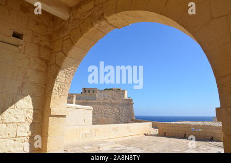 Fort Saint-elme, La Valette Banque D'Images