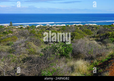 Avis de Horrocks Plage dans la région centre ouest de l'Australie Occidentale Banque D'Images