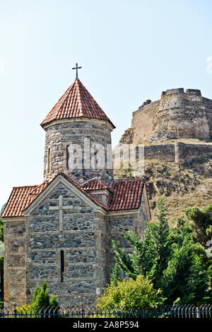 Gori Fortress et Église, Géorgie Banque D'Images