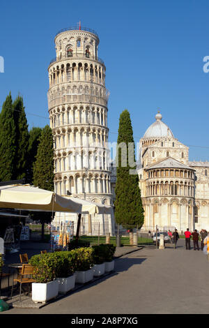 Schiefe der Turm von Pise, Toscane, Italie, Banque D'Images