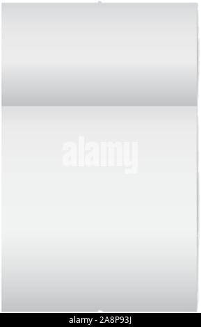 Réception supermarché modèle. Blank white shop vérifier Illustration de Vecteur