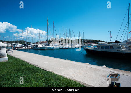 Vrsar, Croatie, 03/08/2019, Port de plaisance, yacht-club, bay Banque D'Images