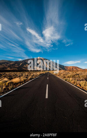 Route de la Teide Banque D'Images