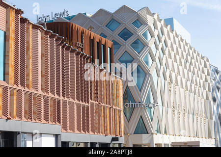 Victoria Gate et John Lewis department store, George Street, Leeds, West Yorkshire, England, United Kingdom Banque D'Images