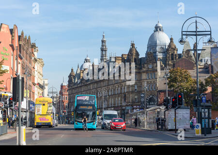 New Market Street, Kirkgate, Leeds, West Yorkshire, England, United Kingdom Banque D'Images