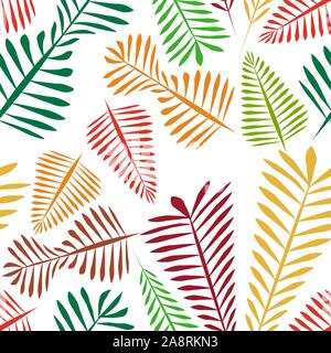 Profil de transparente simple multicolore dépliants - automne doré. Illustration de Vecteur