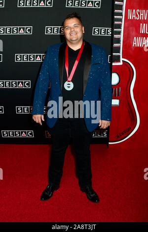 Nashville, Tennessee, USA. 10 Nov 2019. Justin Ebach. Nashville Music Awards 2019 SESAC au Country Music Hall of Fame and Museum. Crédit photo : Dara-Michelle MediaPunch Farr/AdMedia /Crédit : MediaPunch Inc/Alamy Live News Banque D'Images