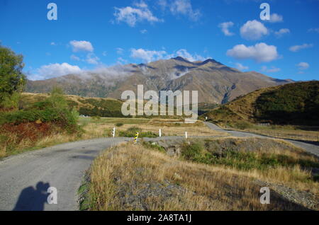 Te Araroa Trail. Glendhu Bay. L'île du Sud. Nouvelle Zélande Banque D'Images