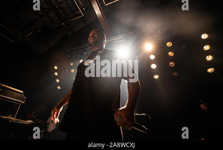 Copenhague, Danemark. 07, novembre 2019. Le rappeur américain et le parolier Xzibit effectue un concert live à Pumpehuset à Copenhague. (Photo crédit : Gonzales Photo - Joe Miller). Banque D'Images