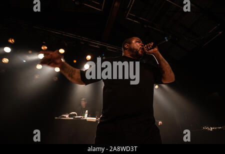 Copenhague, Danemark. 07, novembre 2019. Le rappeur américain et le parolier Xzibit effectue un concert live à Pumpehuset à Copenhague. (Photo crédit : Gonzales Photo - Joe Miller). Banque D'Images
