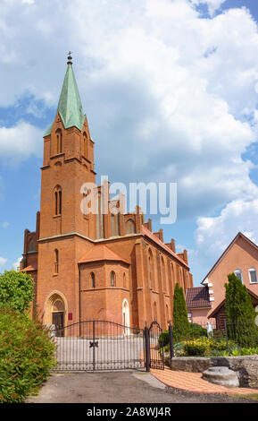 Église luthérienne de 1578, l'Église orthodoxe, l'église de Lazdenen, krasnozmensk (Lazdenen, Haselberg), krasnozmensky district, région de Kaliningrad, Russie, Banque D'Images