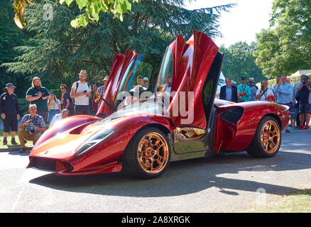 De Tomaso P72 supercar italienne à Goodwood Festival of Speed 2019 Banque D'Images