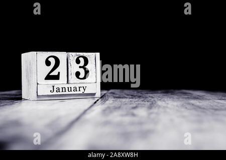 23 janvier, 23 janvier, Vingt troisième de janvier, mois du calendrier -  date anniversaire ou d'anniversaire ou Photo Stock - Alamy