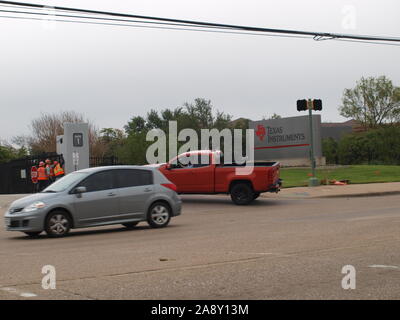 EF-3Tornado North Dallas région durement touchée, Preston Hollow, University Park, Highland Park, Preston,Royal Central Royal Expresswa Banque D'Images