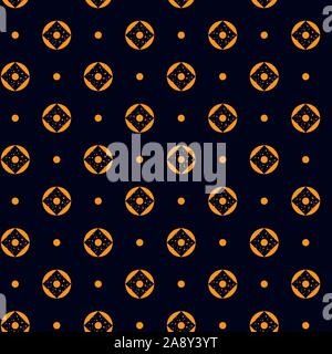 Motif de fond transparente avec design géométrique noir et jaune Illustration de Vecteur