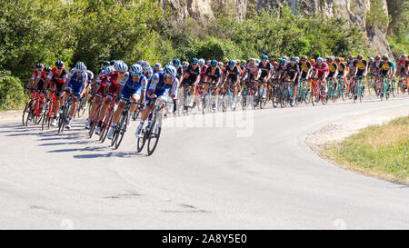 Giro d'Italia 2017, 8. Etappe, Ziel ist Peschici Banque D'Images