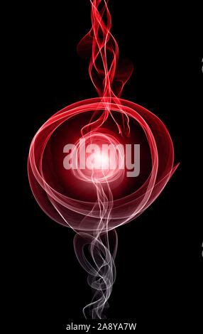 L'effet d'éclairage électrique, abstract techno origines. Banque D'Images