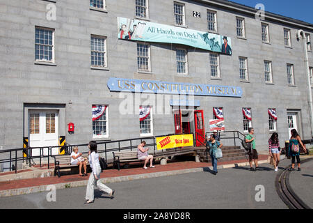 Le USS Constitution Museum de l'Charlestown Navy Yard Banque D'Images