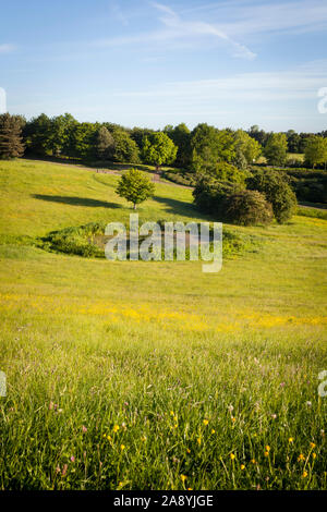 Park à Milton Keynes Banque D'Images